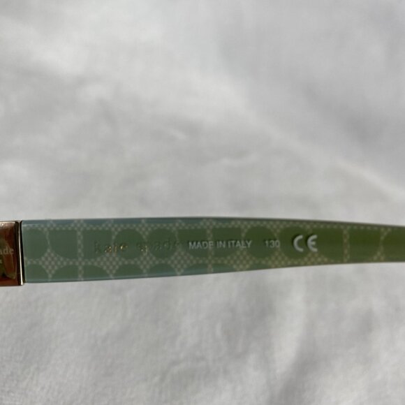 Kate Spade Florence 0JDJ Brown Green Eyeglasses Frames 51-16-130-27mm Italy - Picture 7 of 11